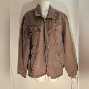 Volcom Men's Tan Military Jacket